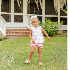 The Beaufort Bonnet Dallas Daffodil Talbot Tie Side Set with Bloomers Size 4t